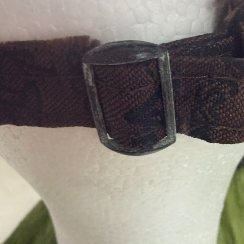 Brown Monogram Print Baseball Cap Adjustable Stra… - image 4